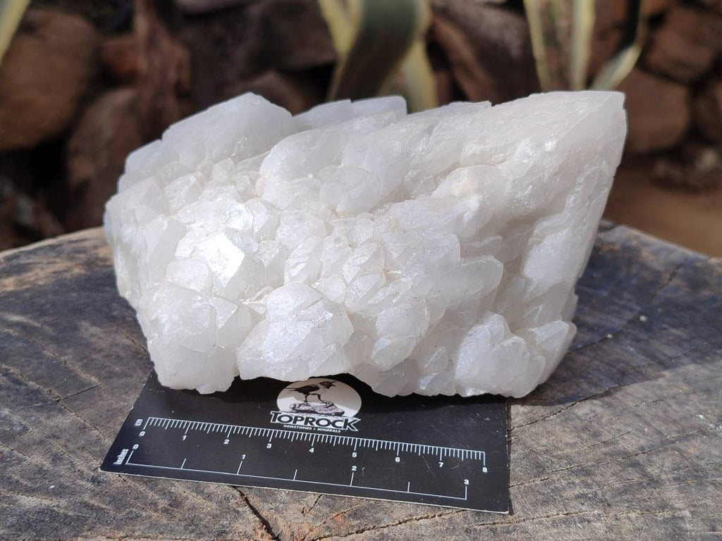 Natural Cascading Pineapple Candle Quartz Clusters x 2 From Madagascar - Toprock Gemstones and Minerals 