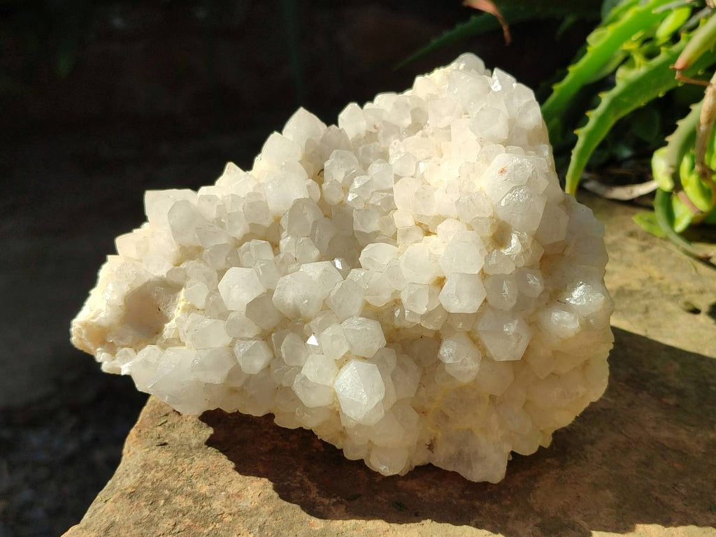 Natural Cascading Pineapple Candle Quartz Clusters x 2 From Madagascar - Toprock Gemstones and Minerals 