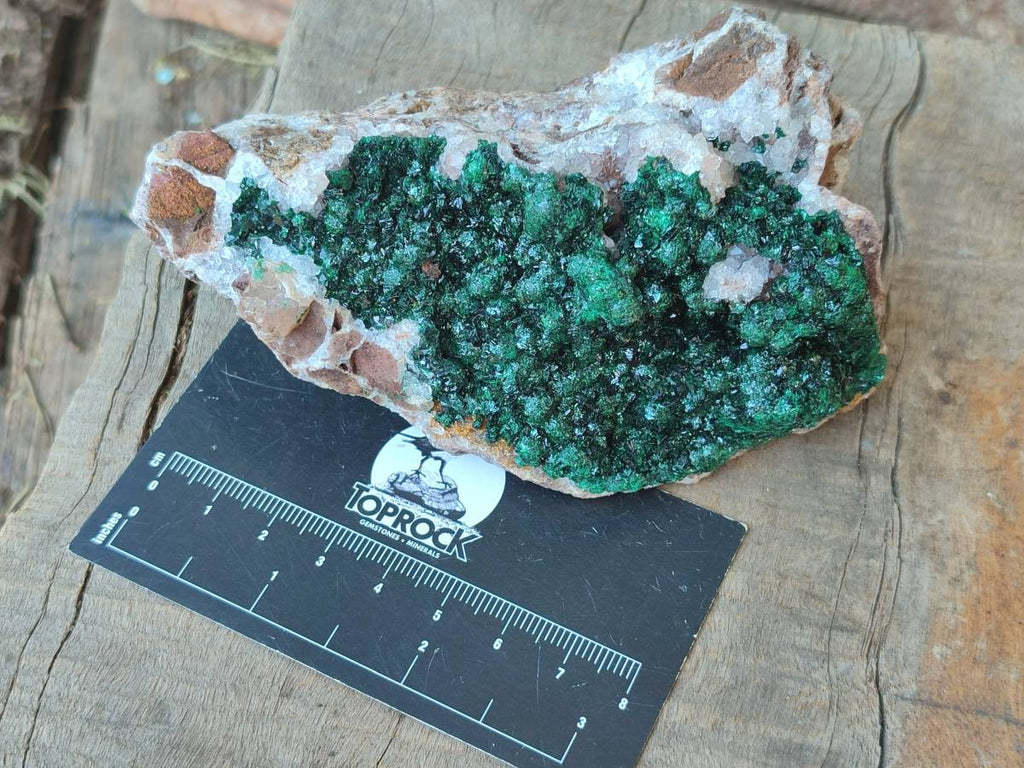 Natural Silky Ball Malachite and Drusy Quartz on Dolomite Specimens x 3 From Mindingi Mine, Kambove, Congo
