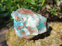 Natural Drusy Coated Chrysocolla With Hemimorphite and Malachite Specimens x 3 From Congo