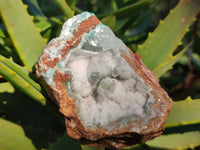 Natural Drusy Coated Chrysocolla With Hemimorphite and Malachite Specimens x 3 From Congo