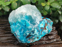 Natural Drusy Coated Chrysocolla With Hemimorphite and Malachite Specimens x 3 From Congo