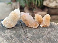 Natural Golden Limonite Coated Spirit Quartz Clusters x 35 From Boekenhouthoek, South Africa