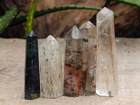Polished Mix of Selected Crystals x 10 From Madagascar