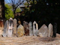 Polished Mix of Selected Crystals x 10 From Madagascar