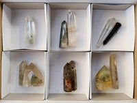Polished Mix of Selected Crystals x 10 From Madagascar
