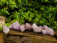 Natural Amethyst Spirit Quartz Clusters x 6 From Boekenhouthoek, South Africa