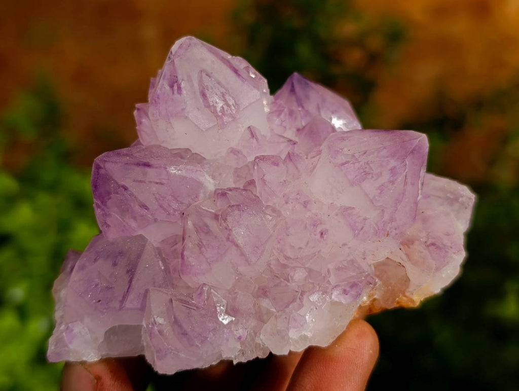 Natural Amethyst Spirit Quartz Clusters x 6 From Boekenhouthoek, South Africa - Toprock Gemstones and Minerals 