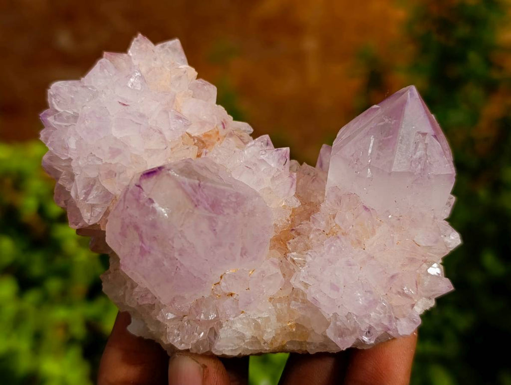 Natural Amethyst Spirit Quartz Clusters x 6 From Boekenhouthoek, South Africa - Toprock Gemstones and Minerals 