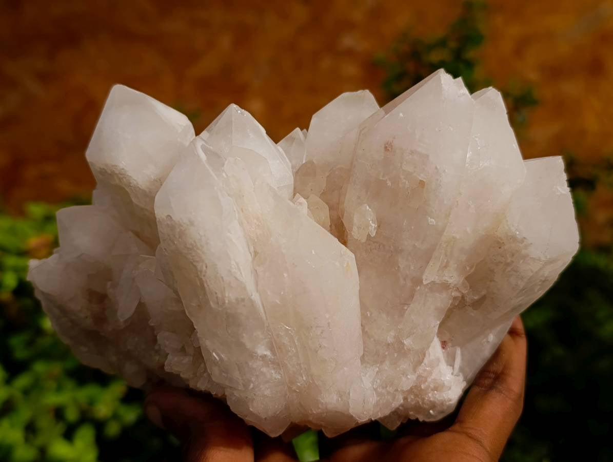 Natural Quartz Clusters x 2 From Madagascar - Toprock Gemstones and Minerals 
