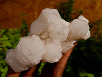 Natural Quartz Clusters x 2 From Madagascar