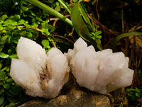 Natural Quartz Clusters x 2 From Madagascar
