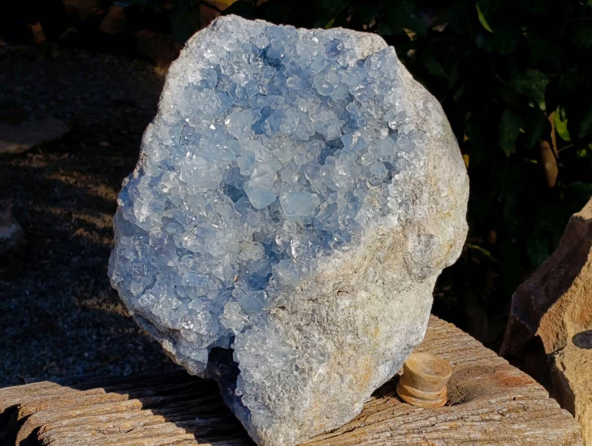 Natural Extra Large Celestite Geode Specimen x 1 From Sakoany, Madagascar - Toprock Gemstones and Minerals 