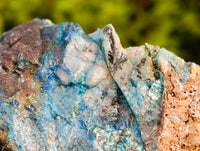 Natural Shattuckite Cobbed Cutting Material x 4 From Namibia - Toprock Gemstones and Minerals 
