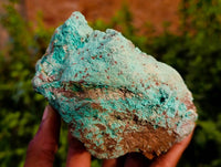 Natural Shattuckite Cobbed Cutting Material x 4 From Namibia - Toprock Gemstones and Minerals 