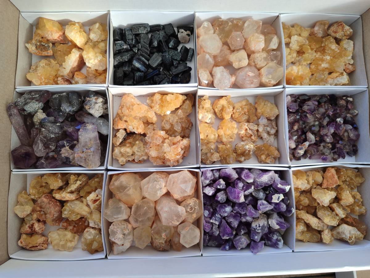 Natural Mixed African Crystals and Clusters x 2.8 Kg Lot From Southern Africa - Toprock Gemstones and Minerals 