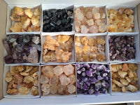 Natural Mixed African Crystals and Clusters x 2.8 Kg Lot From Southern Africa