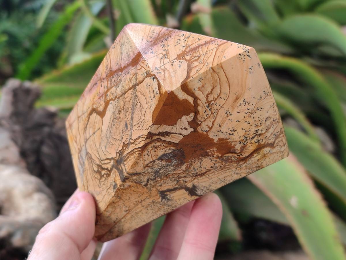 Polished Picture Stone Jasper Points x 3 From Ais-Ais, Namibia - Toprock Gemstones and Minerals 