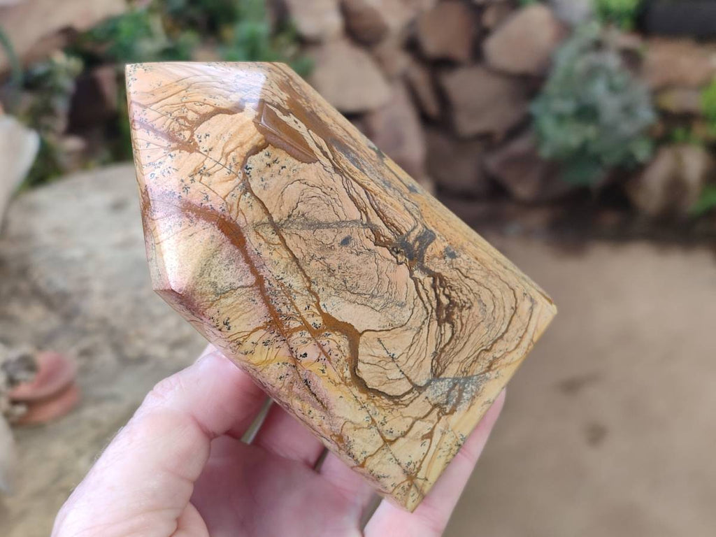 Polished Picture Stone Jasper Points x 3 From Ais-Ais, Namibia - Toprock Gemstones and Minerals 