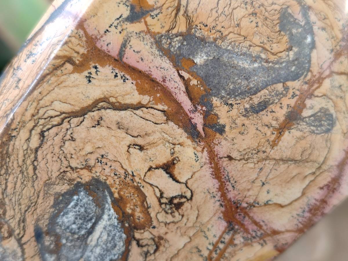 Polished Picture Stone Jasper Points x 3 From Ais-Ais, Namibia - Toprock Gemstones and Minerals 