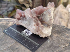 Natural Hematoid Quartz Clusters x 4 From Zimbabwe - Toprock Gemstones and Minerals 