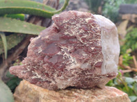 Natural Hematoid Quartz Clusters x 4 From Zimbabwe