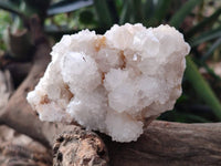 Natural White Spirit Quartz Clusters x 4 From Boekenhouthoek, South Africa