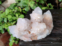 Natural White Spirit Quartz Clusters x 4 From Boekenhouthoek, South Africa