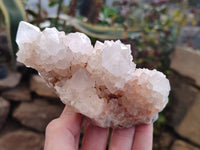 Natural White Spirit Quartz Clusters x 4 From Boekenhouthoek, South Africa