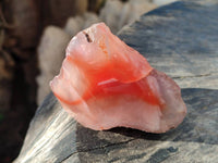 Polished On One Side Red Sashe River Agate Nodules x 12 From Zimbabwe - Toprock Gemstones and Minerals 