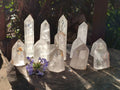 Polished Clear Quartz Crystals x 12 From Madagascar - Toprock Gemstones and Minerals 