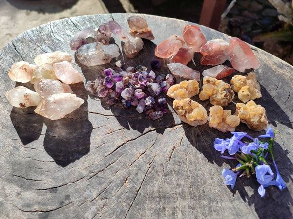 Natural Mixed African Crystals and Clusters x 2.86 Kg Lot From Southern Africa