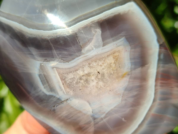 Polished Sashe River Agate Standing Free Forms x 3 From Zimbabwe - Toprock Gemstones and Minerals 