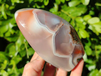Polished Sashe River Agate Standing Free Forms x 3 From Zimbabwe - Toprock Gemstones and Minerals 