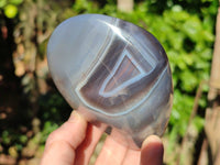 Polished Sashe River Agate Standing Free Forms x 3 From Zimbabwe - Toprock Gemstones and Minerals 