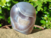 Polished Sashe River Agate Standing Free Forms x 3 From Zimbabwe - Toprock Gemstones and Minerals 