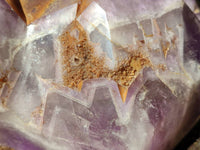 Polished Chevron Amethyst Phantom Crystal Cluster x 1 from Ankazobe, Madagascar