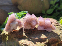 Natural Lilac Spirit Quartz Clusters x 70 From Boekenhouthoek, South Africa