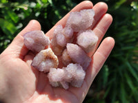 Natural Lilac Spirit Quartz Clusters x 70 From Boekenhouthoek, South Africa