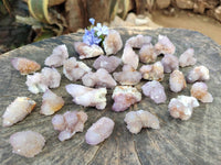 Natural Lilac Spirit Quartz Clusters x 70 From Boekenhouthoek, South Africa