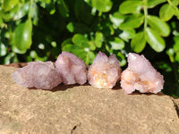Natural Lilac Spirit Quartz Clusters x 70 From Boekenhouthoek, South Africa