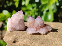 Natural Lilac Spirit Quartz Clusters x 70 From Boekenhouthoek, South Africa