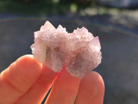 Natural Lilac Spirit Quartz Clusters x 70 From Boekenhouthoek, South Africa