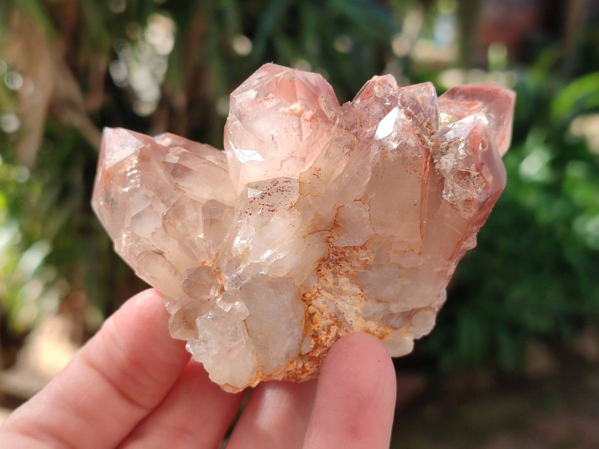 Natural Red Hematoid Quartz Clusters x 17 From Karoi, Zimbabwe - Toprock Gemstones and Minerals 