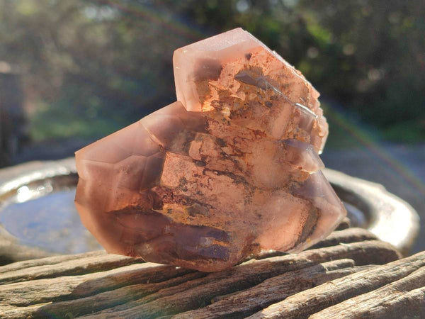 Natural Red Hematoid Quartz Clusters x 17 From Karoi, Zimbabwe