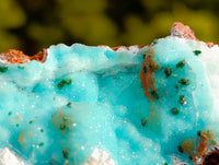 Natural Drusy Coated Chrysocolla Specimens x 2 From Lupoto Mine, Congo