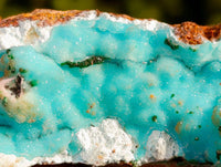 Natural Drusy Coated Chrysocolla Specimens x 2 From Lupoto Mine, Congo