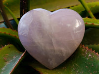 Polished Rose Quartz Gemstone Hearts x 2 Ambatondrazaka, Madagascar