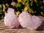 Natural Amethyst Spirit Quartz Clusters x 12 From Boekenhouthoek, South Africa - Toprock Gemstones and Minerals 