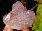 Natural Amethyst Spirit Quartz Clusters x 12 From Boekenhouthoek, South Africa - Toprock Gemstones and Minerals 